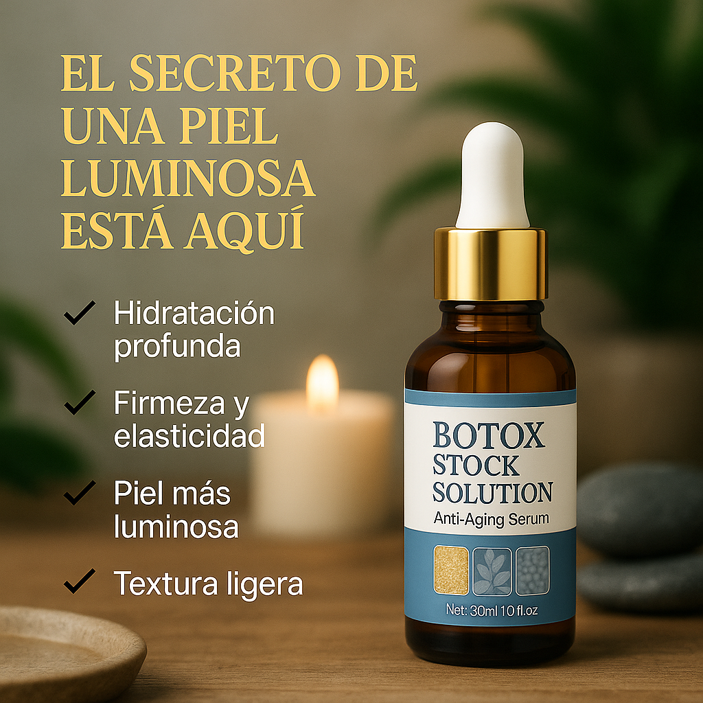 BOTOX STOCK SOLUTION- SERUM ANTI-EDAD INTENSIVO 30ml